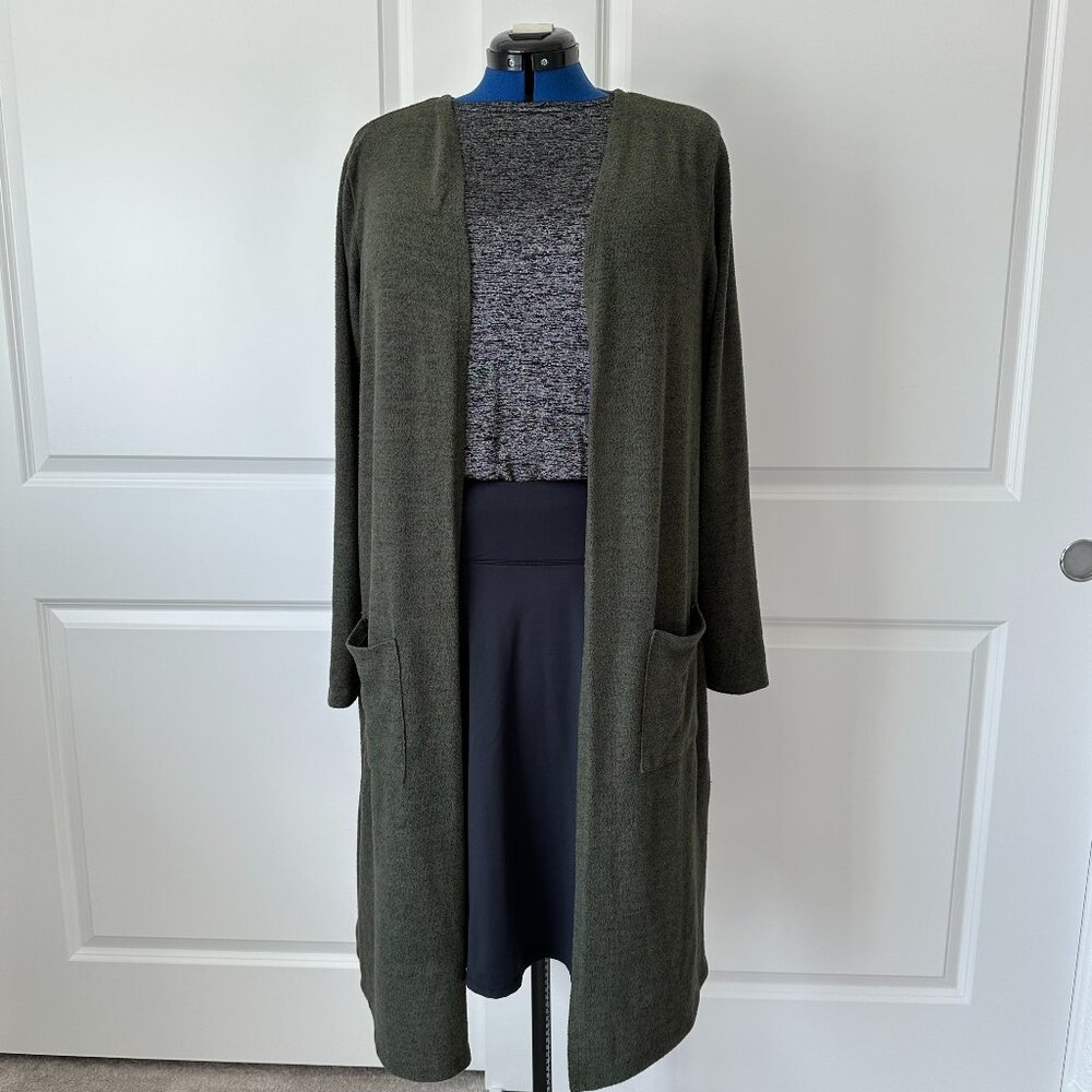 Torrid, Green Duster Sweater, size 2 (XL)